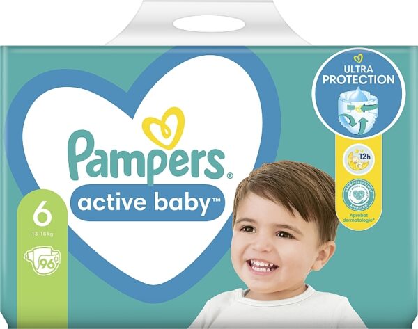 Pampers Active Baby 6 ( 13 -18 KG )